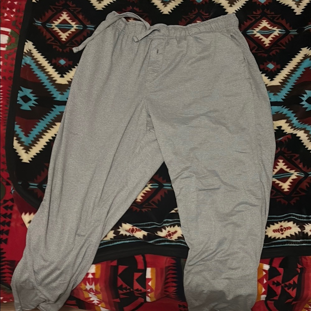 George Gray Sweatpants with Elastic Cuffs